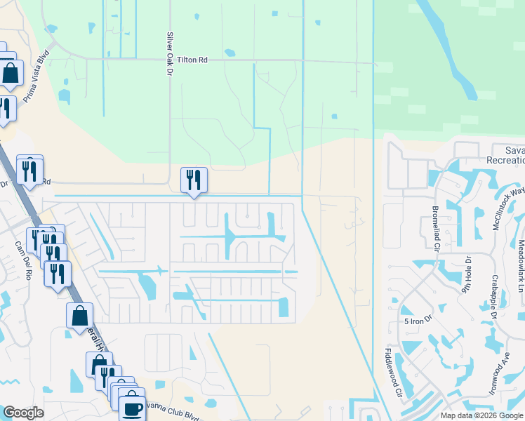 map of restaurants, bars, coffee shops, grocery stores, and more near 61 Huarte Way in Port St. Lucie