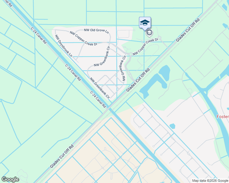 map of restaurants, bars, coffee shops, grocery stores, and more near 12503 Northwest Toblin Lane in Port St. Lucie