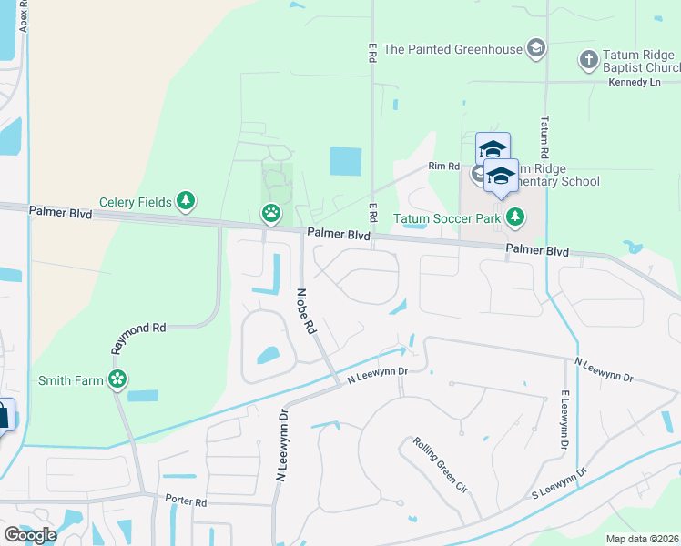 map of restaurants, bars, coffee shops, grocery stores, and more near 7415 Roxye Lane in Sarasota