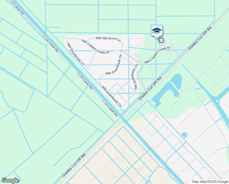 map of restaurants, bars, coffee shops, grocery stores, and more near 12688 Northwest Milestone Place in Port St. Lucie