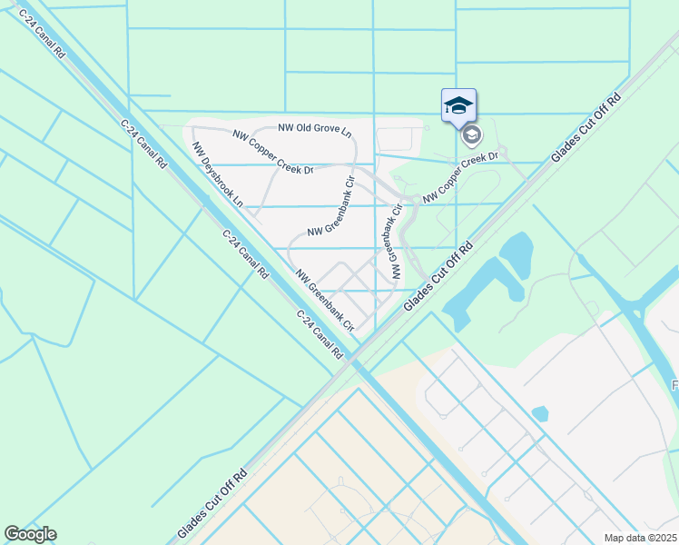 map of restaurants, bars, coffee shops, grocery stores, and more near 12688 Northwest Milestone Place in Port St. Lucie