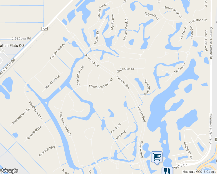 map of restaurants, bars, coffee shops, grocery stores, and more near 7909 Plantation Lakes Drive in Port St. Lucie