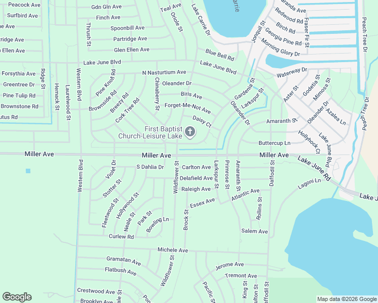 map of restaurants, bars, coffee shops, grocery stores, and more near 3195-3255 Miller Avenue in Lake Placid