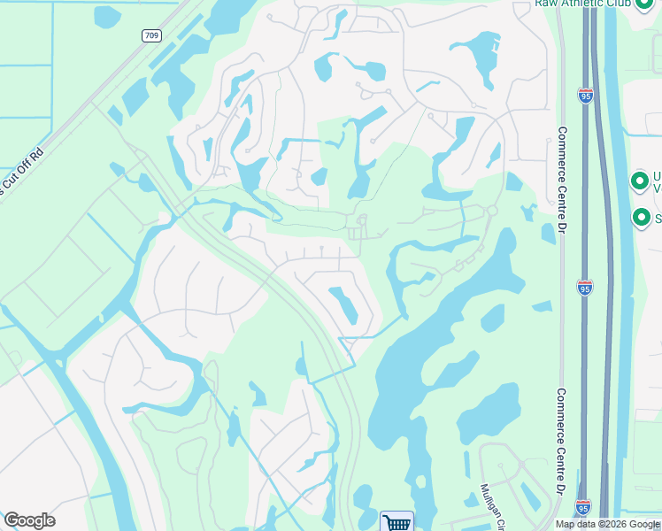 map of restaurants, bars, coffee shops, grocery stores, and more near 7602 Greenbrier Circle in Port St. Lucie