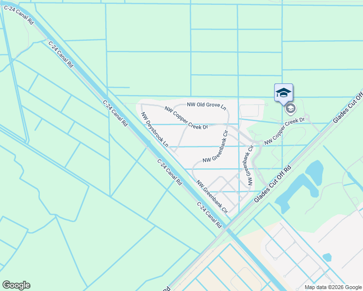 map of restaurants, bars, coffee shops, grocery stores, and more near 7597 Northwest Archerfield Drive in Port St. Lucie