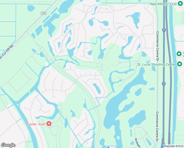 map of restaurants, bars, coffee shops, grocery stores, and more near 7630 Winged Foot Court in Port St. Lucie