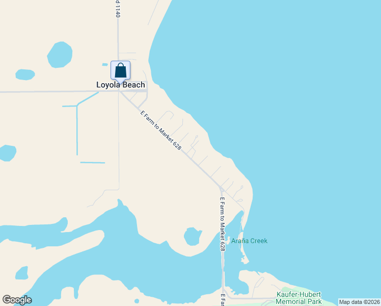 map of restaurants, bars, coffee shops, grocery stores, and more near 990 East FM 628 in Riviera