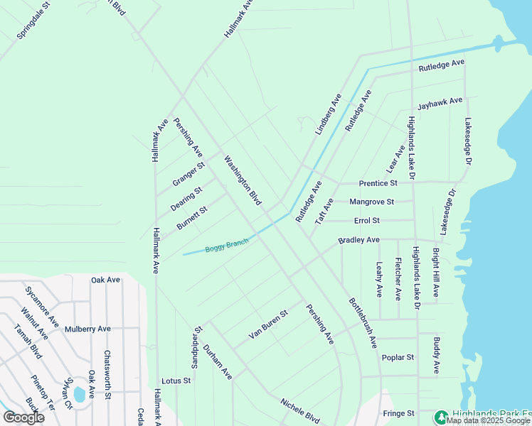 map of restaurants, bars, coffee shops, grocery stores, and more near Washington Boulevard in Lake Placid