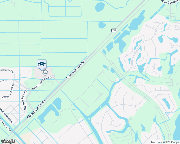 map of restaurants, bars, coffee shops, grocery stores, and more near 7816 Saddlebrook Drive in Port St. Lucie
