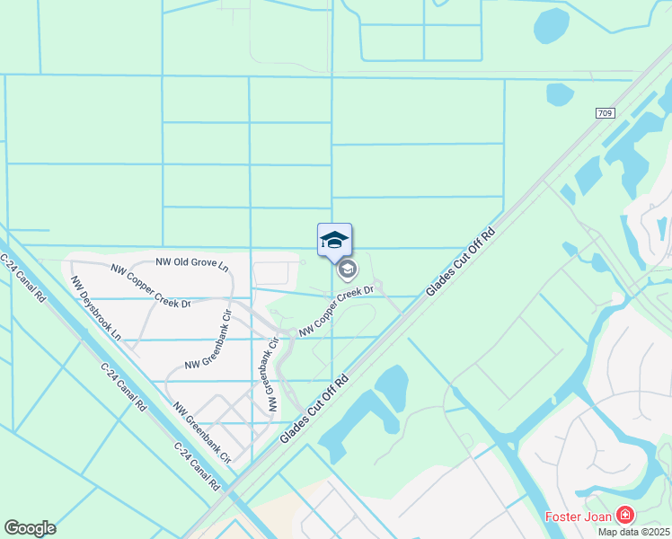 map of restaurants, bars, coffee shops, grocery stores, and more near 12051 Northwest Copper Creek Drive in Port Saint Lucie