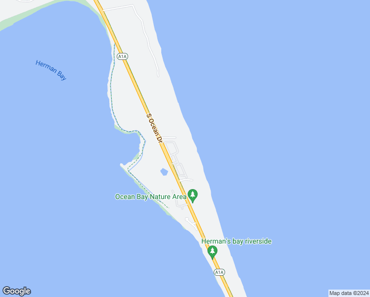 map of restaurants, bars, coffee shops, grocery stores, and more near 7410 South Ocean Drive in Jensen Beach