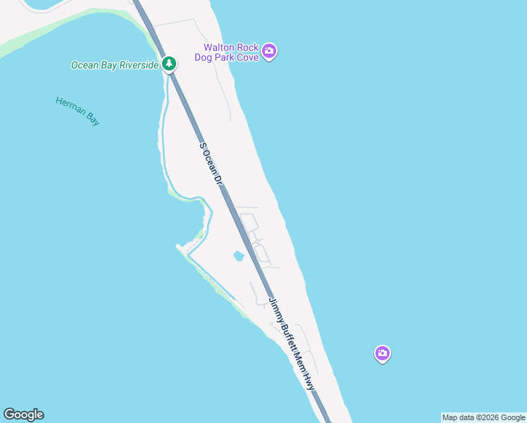 map of restaurants, bars, coffee shops, grocery stores, and more near 7410 South Ocean Drive in Jensen Beach