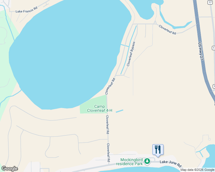 map of restaurants, bars, coffee shops, grocery stores, and more near 200 Cloverleaf Road in Lake Placid