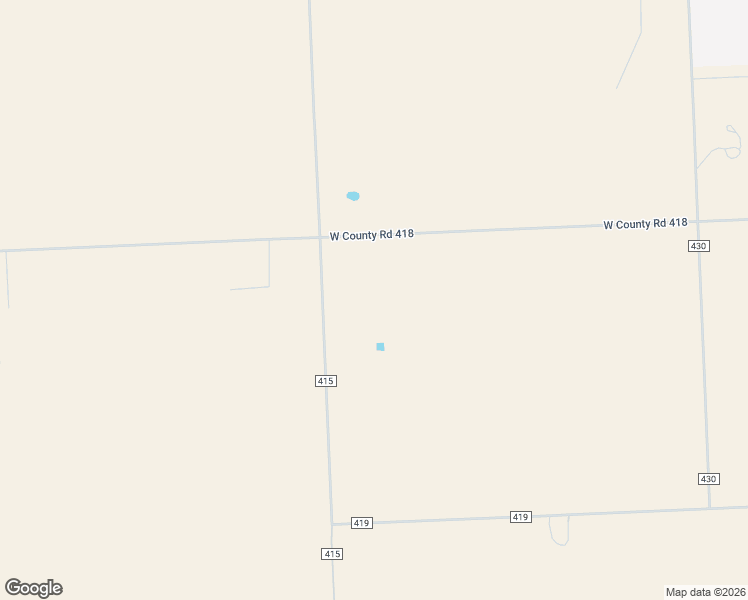 map of restaurants, bars, coffee shops, grocery stores, and more near 600 West County Road 418 in Premont