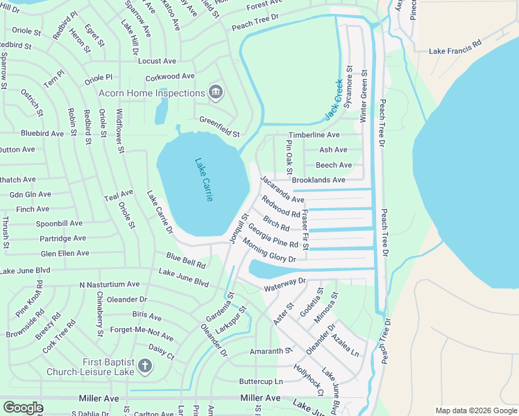 map of restaurants, bars, coffee shops, grocery stores, and more near 3057 Birch Road in Lake Placid