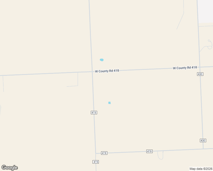 map of restaurants, bars, coffee shops, grocery stores, and more near 600 County Road 418 in Premont