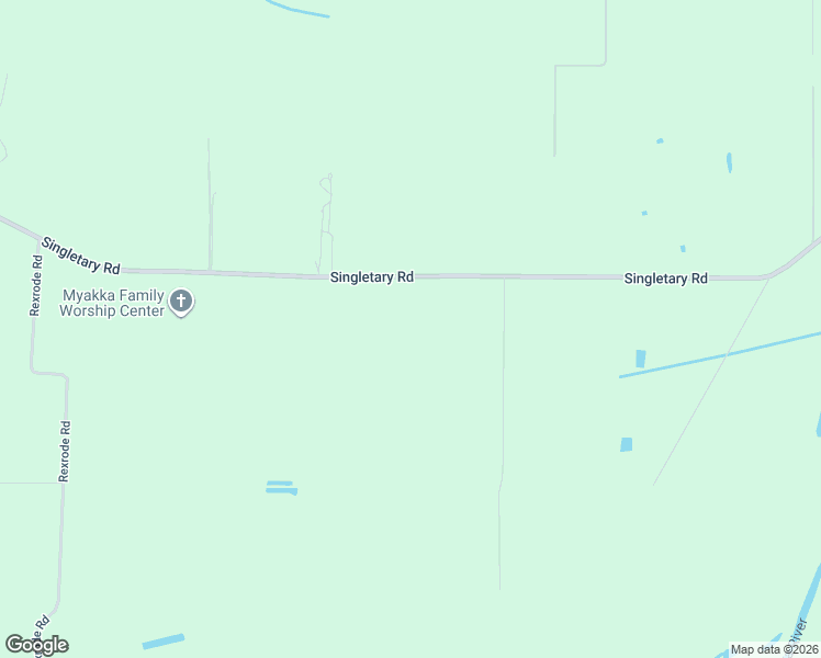 map of restaurants, bars, coffee shops, grocery stores, and more near 34452 Singletary Road in Myakka City