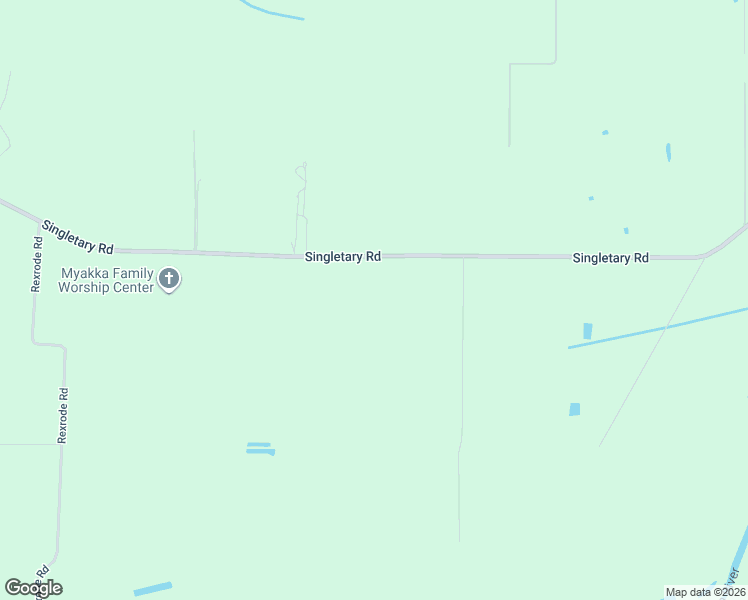 map of restaurants, bars, coffee shops, grocery stores, and more near 34452 Singletary Road in Myakka City