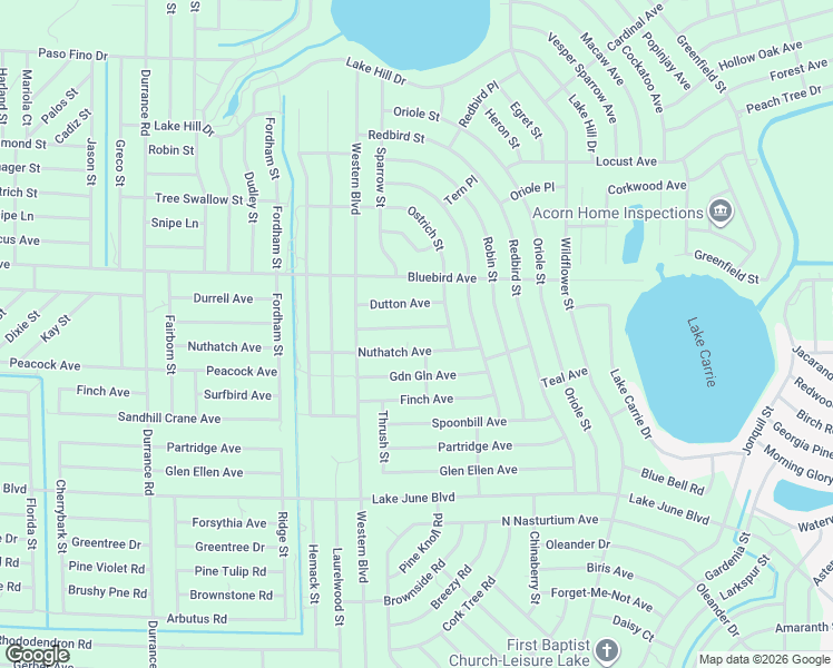 map of restaurants, bars, coffee shops, grocery stores, and more near Nuthatch Avenue in Lake Placid