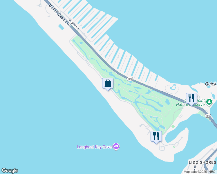 map of restaurants, bars, coffee shops, grocery stores, and more near 655 Longboat Club Drive in Longboat Key