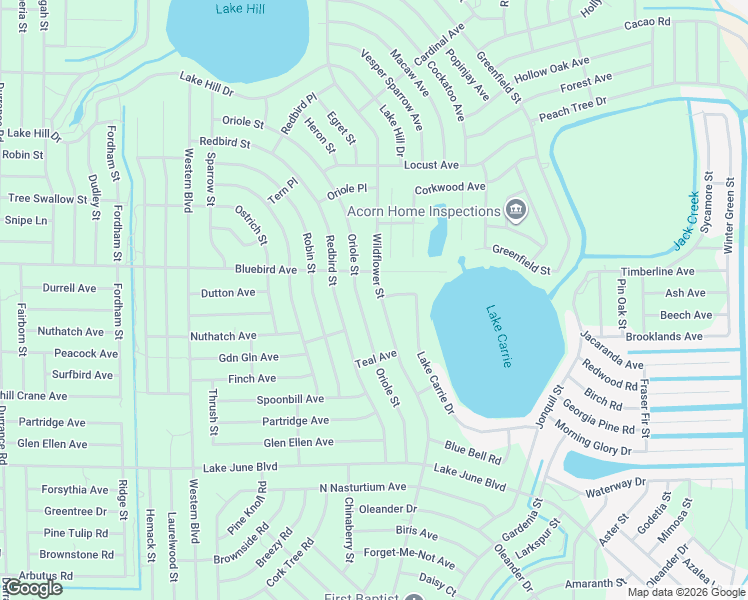map of restaurants, bars, coffee shops, grocery stores, and more near 1057 Oriole Street in Lake Placid