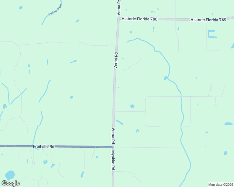 map of restaurants, bars, coffee shops, grocery stores, and more near 739 Verna Rd in Sarasota
