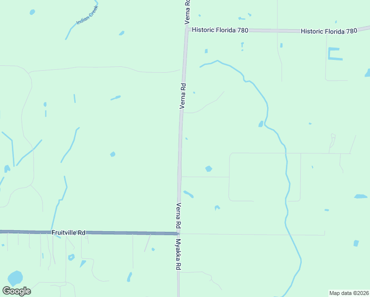 map of restaurants, bars, coffee shops, grocery stores, and more near 739 Verna Rd in Sarasota