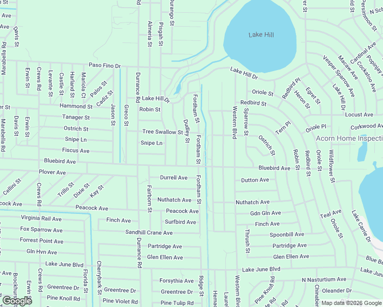 map of restaurants, bars, coffee shops, grocery stores, and more near 3300-3324 Bluebird Avenue in Lake Placid