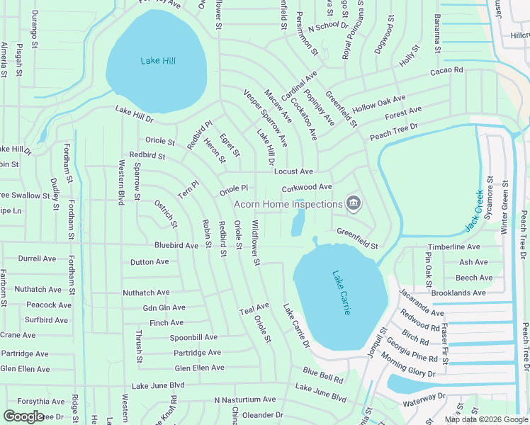 map of restaurants, bars, coffee shops, grocery stores, and more near Country Walk Boulevard in Lake Placid