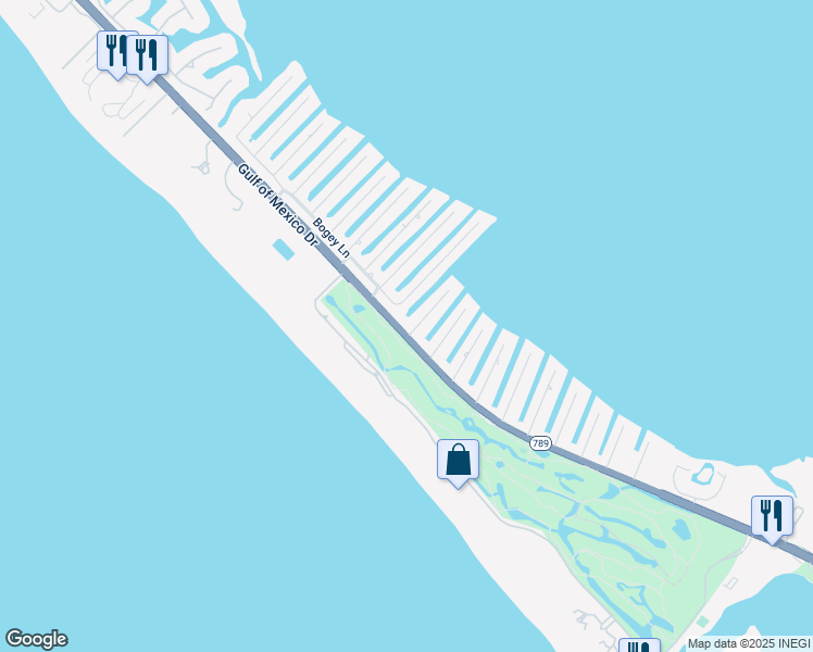 map of restaurants, bars, coffee shops, grocery stores, and more near 501 Spinnaker Ln in Longboat Key