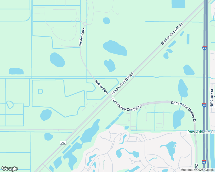 map of restaurants, bars, coffee shops, grocery stores, and more near 8585 Glades Cut Off Road in Fort Pierce
