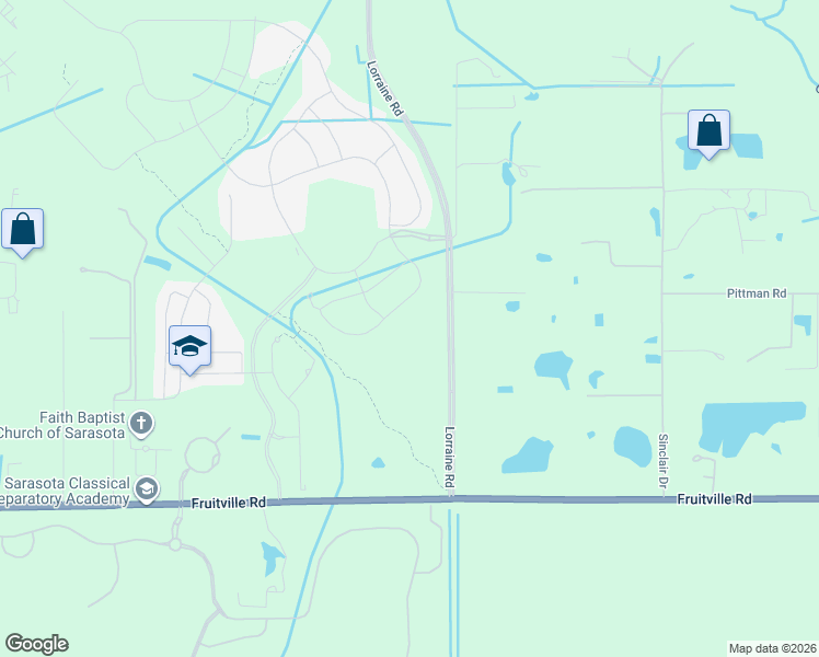 map of restaurants, bars, coffee shops, grocery stores, and more near 210 Dog Kennel Road in Sarasota