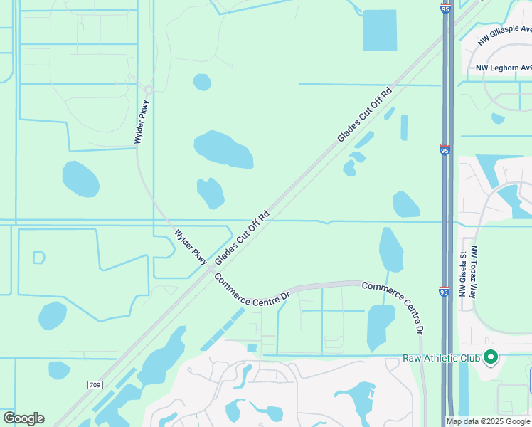 map of restaurants, bars, coffee shops, grocery stores, and more near 8471 Glades Cut Off Road in Fort Pierce