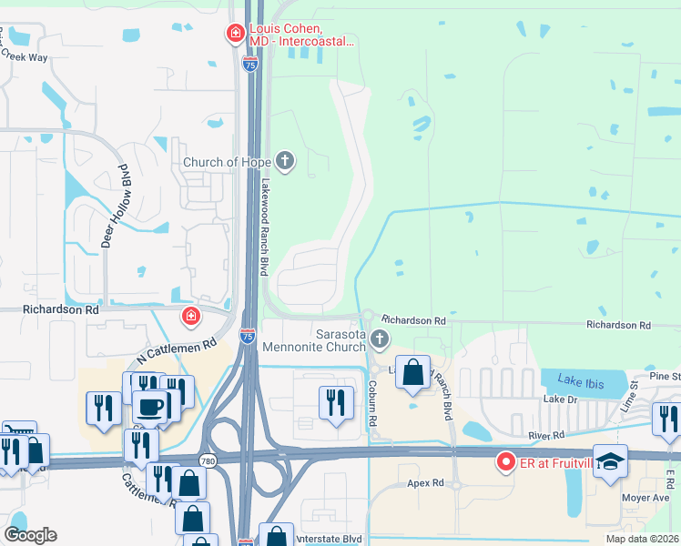 map of restaurants, bars, coffee shops, grocery stores, and more near in 