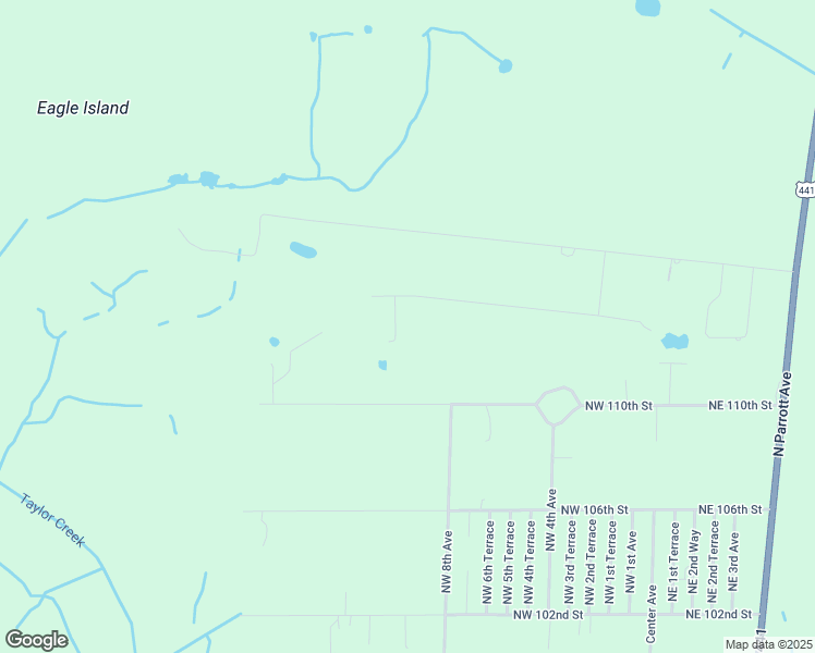 map of restaurants, bars, coffee shops, grocery stores, and more near 970 Northwest 113th Drive in Okeechobee