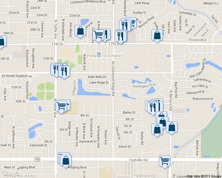 map of restaurants, bars, coffee shops, grocery stores, and more near 1084 Tarpon Avenue in Sarasota