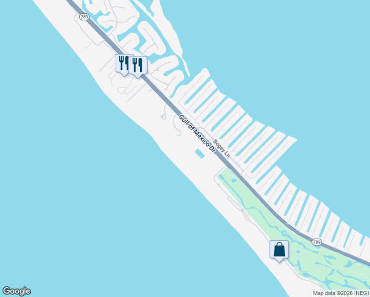 map of restaurants, bars, coffee shops, grocery stores, and more near 1135 Gulf of Mexico Drive in Longboat Key