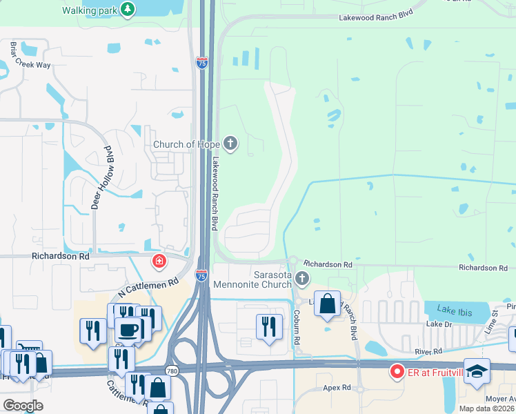 map of restaurants, bars, coffee shops, grocery stores, and more near in 