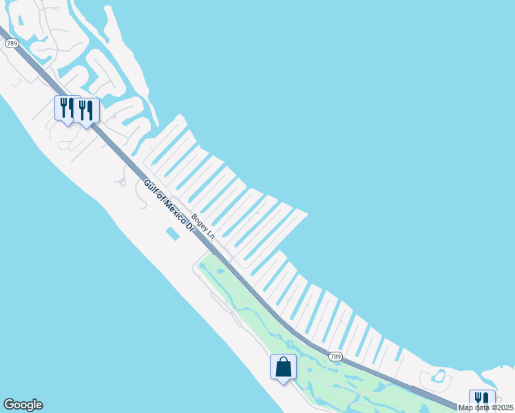 map of restaurants, bars, coffee shops, grocery stores, and more near 590 Yardarm Lane in Longboat Key