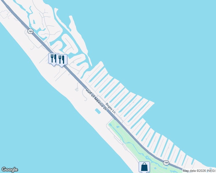 map of restaurants, bars, coffee shops, grocery stores, and more near 551 Wedge Lane in Longboat Key