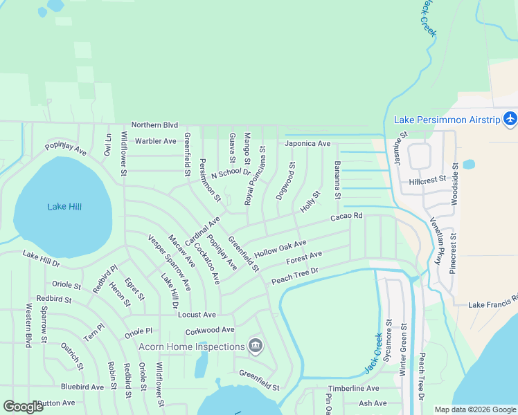 map of restaurants, bars, coffee shops, grocery stores, and more near 1219 Royal Poinciana Street in Lake Placid