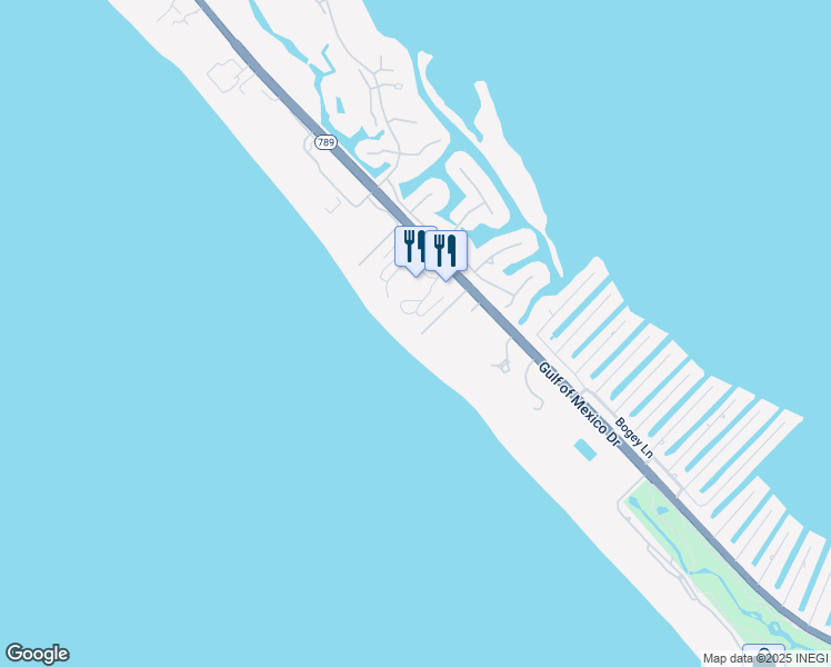 map of restaurants, bars, coffee shops, grocery stores, and more near 1620 Gulf of Mexico Drive in Longboat Key