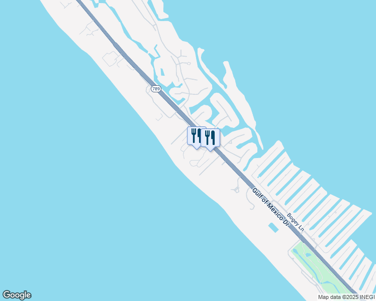 map of restaurants, bars, coffee shops, grocery stores, and more near 1620 Gulf of Mexico Drive in Longboat Key