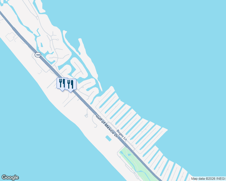 map of restaurants, bars, coffee shops, grocery stores, and more near 591 Putter Lane in Longboat Key