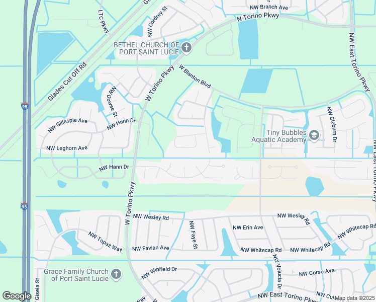 map of restaurants, bars, coffee shops, grocery stores, and more near 5781 Northwest Eskimo Circle in Port St. Lucie