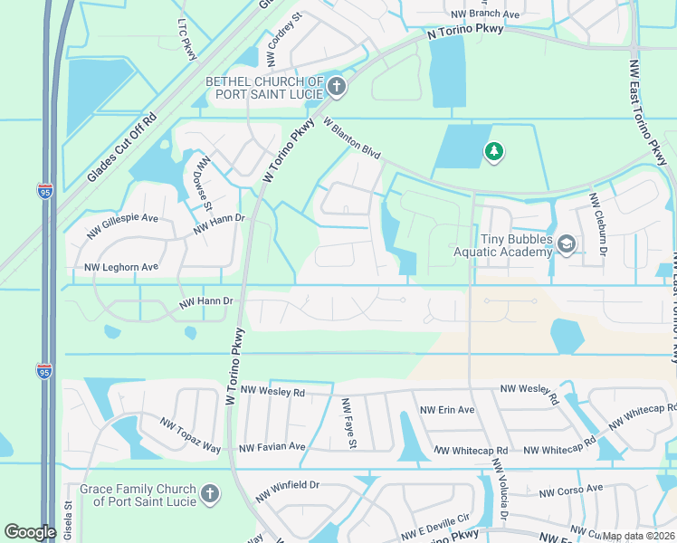 map of restaurants, bars, coffee shops, grocery stores, and more near 5781 Northwest Eskimo Circle in Port St. Lucie