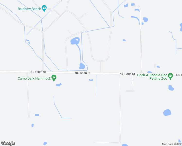 map of restaurants, bars, coffee shops, grocery stores, and more near 8256 Northeast 120th Street in Okeechobee