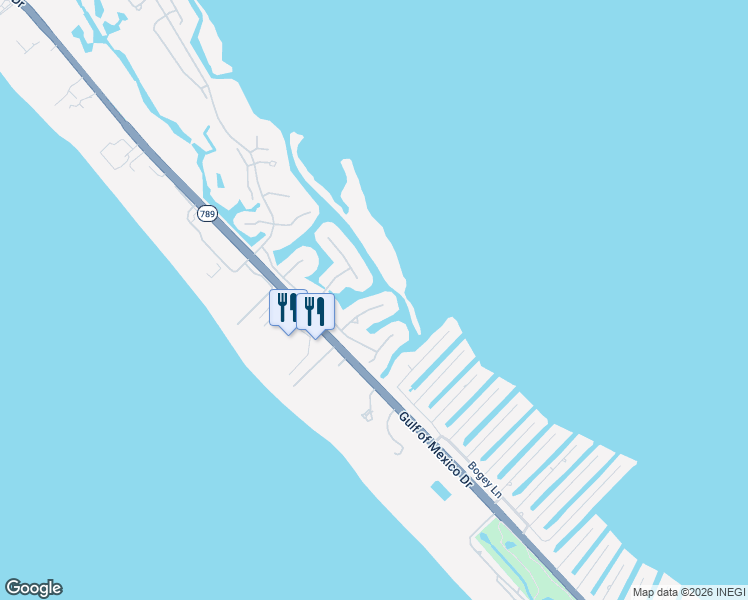 map of restaurants, bars, coffee shops, grocery stores, and more near 551 Harbor Point Road in Longboat Key