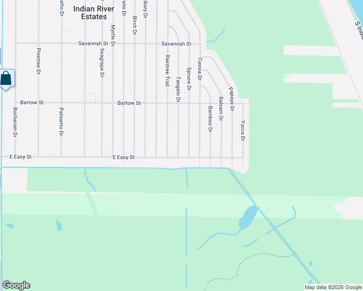 map of restaurants, bars, coffee shops, grocery stores, and more near 6102 Tangelo Drive in Fort Pierce
