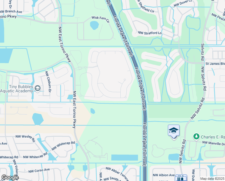 map of restaurants, bars, coffee shops, grocery stores, and more near 1062 Northwest Demedici Road in Port St. Lucie